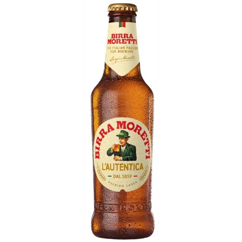 Birra Moretti Lager — 24 × 330ml Bottle case